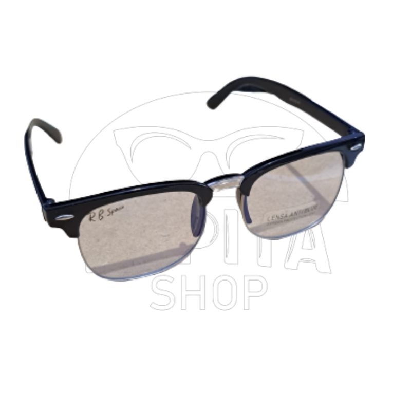 KACAMATA ANTIRADIASI UNTUK MATA NORMAL FRAME OVAL