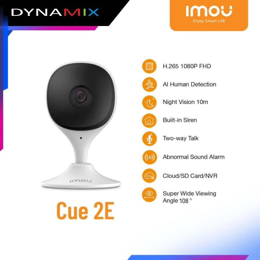 Indoor CCTV IMOU Cue 2E 1080p Wireless IP Camera - Cloud GARANSI RESMI | Kamera CCTV IP Cam