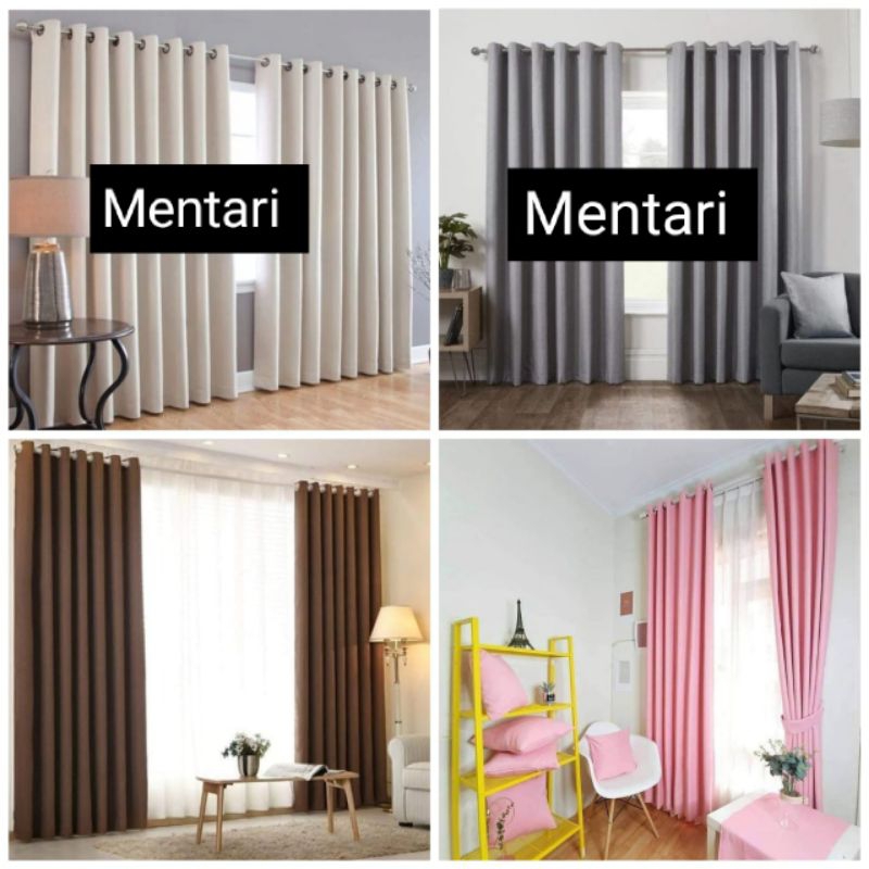 Gorden  blackout polos import gorden jendela gorden PROMO MURAH  gorden polos import gorden blackout
