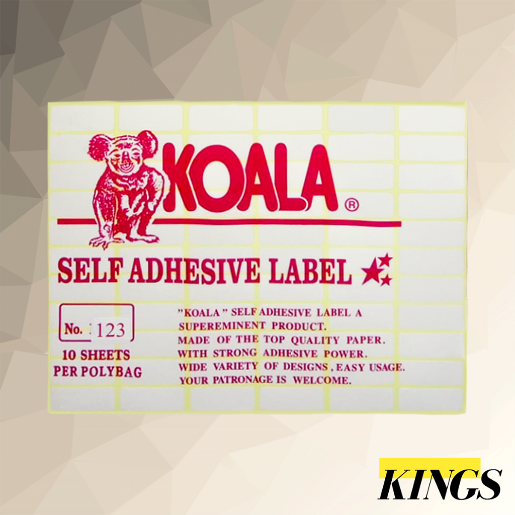 

Self Adhesive Label / Sticker Label Polos No 123