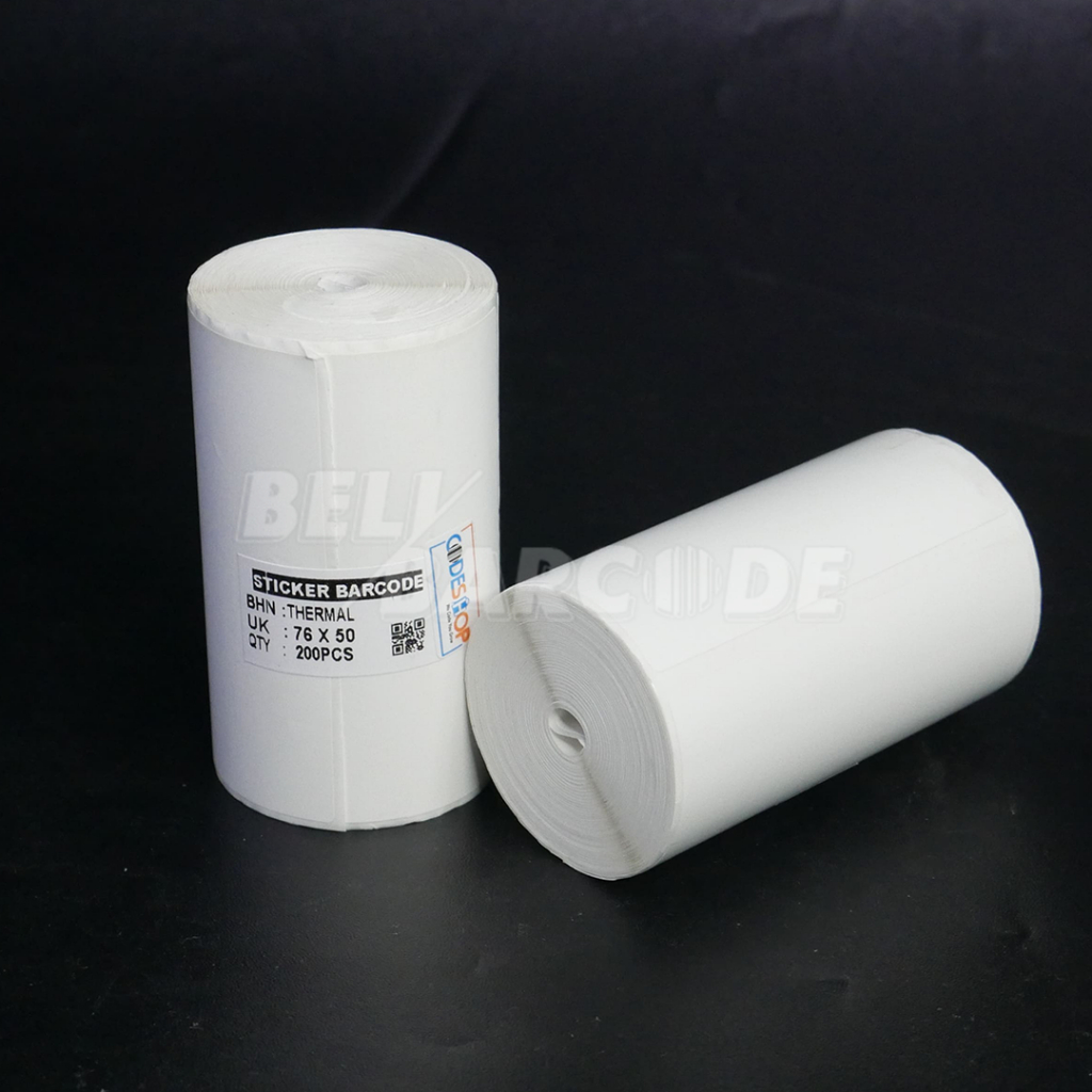 Label Thermal 76 x 50 mm Coreles isi 200 Pcs Stiker Printer 80mm 76x50