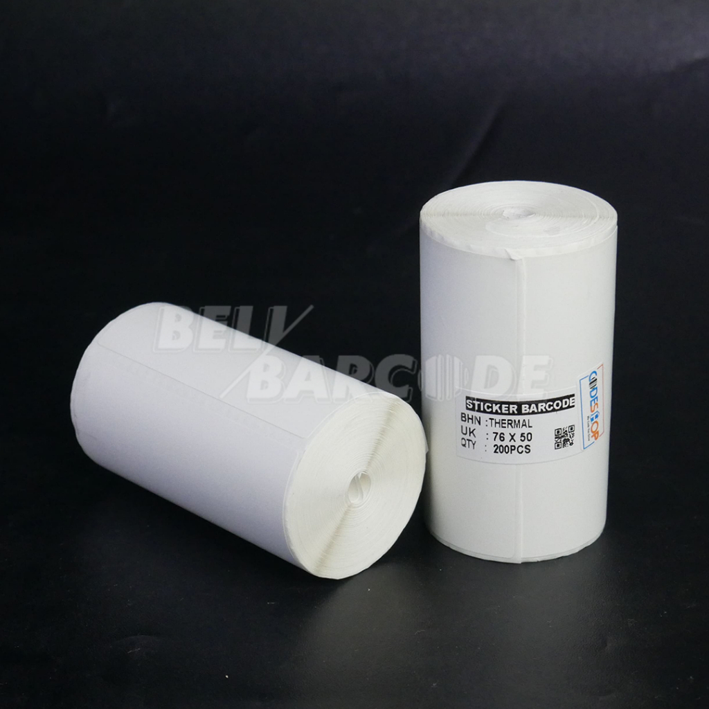 Label Thermal 76 x 50 mm Coreles isi 200 Pcs Stiker Printer 80mm 76x50