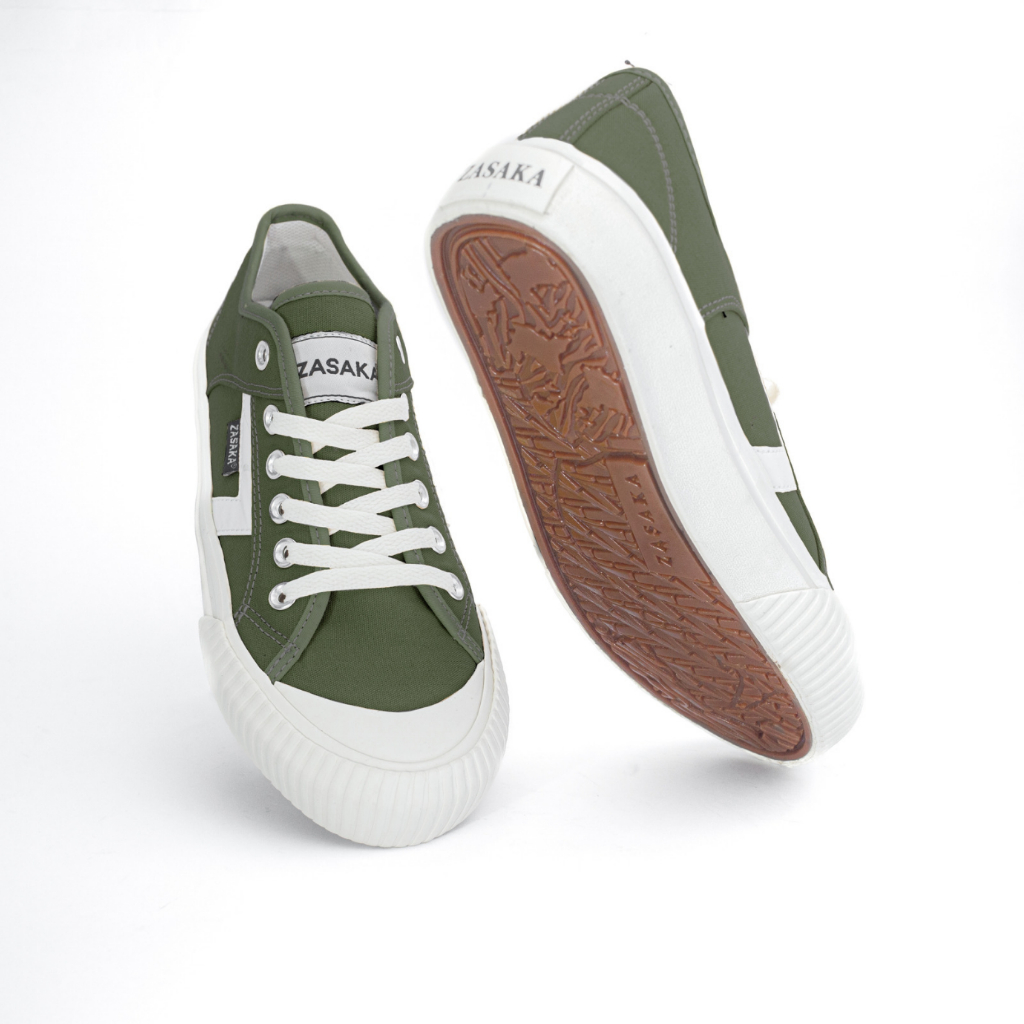 Sepatu Zasaka mandalungan green Army original pria dan wanita