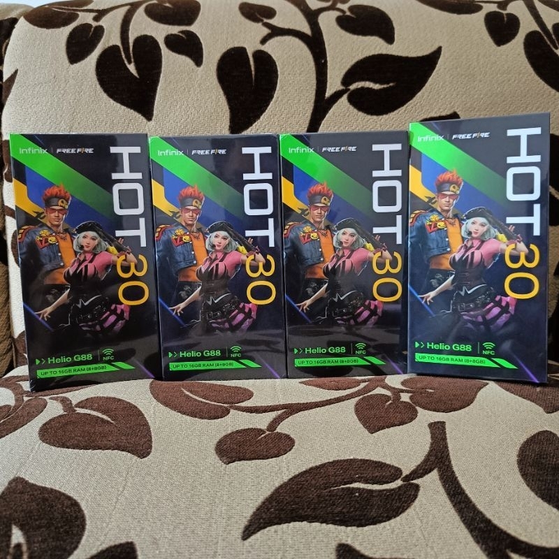 NEW/BARU INFINIX HOT 30 NFC RAM 16 (8+8) ROM 128 GB ORIGINAL GARANSI RESMI 2 TAHUN 3/32 3/64 2/32 4/
