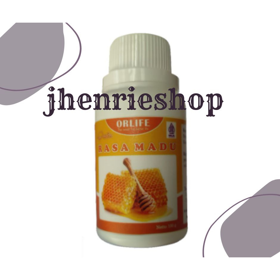 

SALE✨Perasa makanan dan minuman penambah rasa kue dan wipe cream Pasta Perisa Orlife Madu Honey 100 Gram