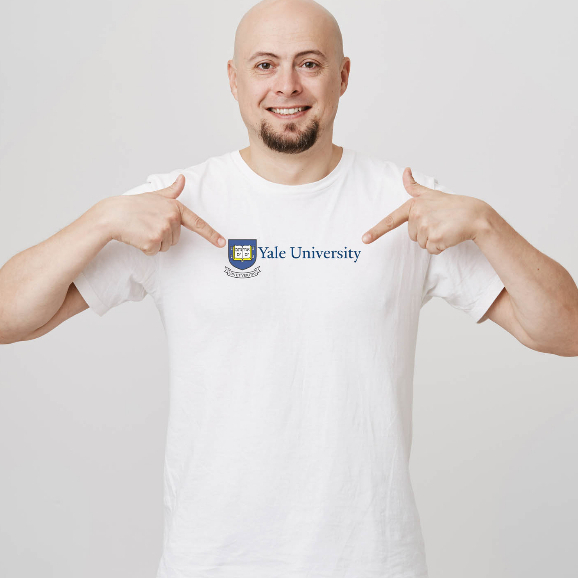 Kaos YALE University - 100% Cotton t-shirt - Premium Soft Grade Premium Quality