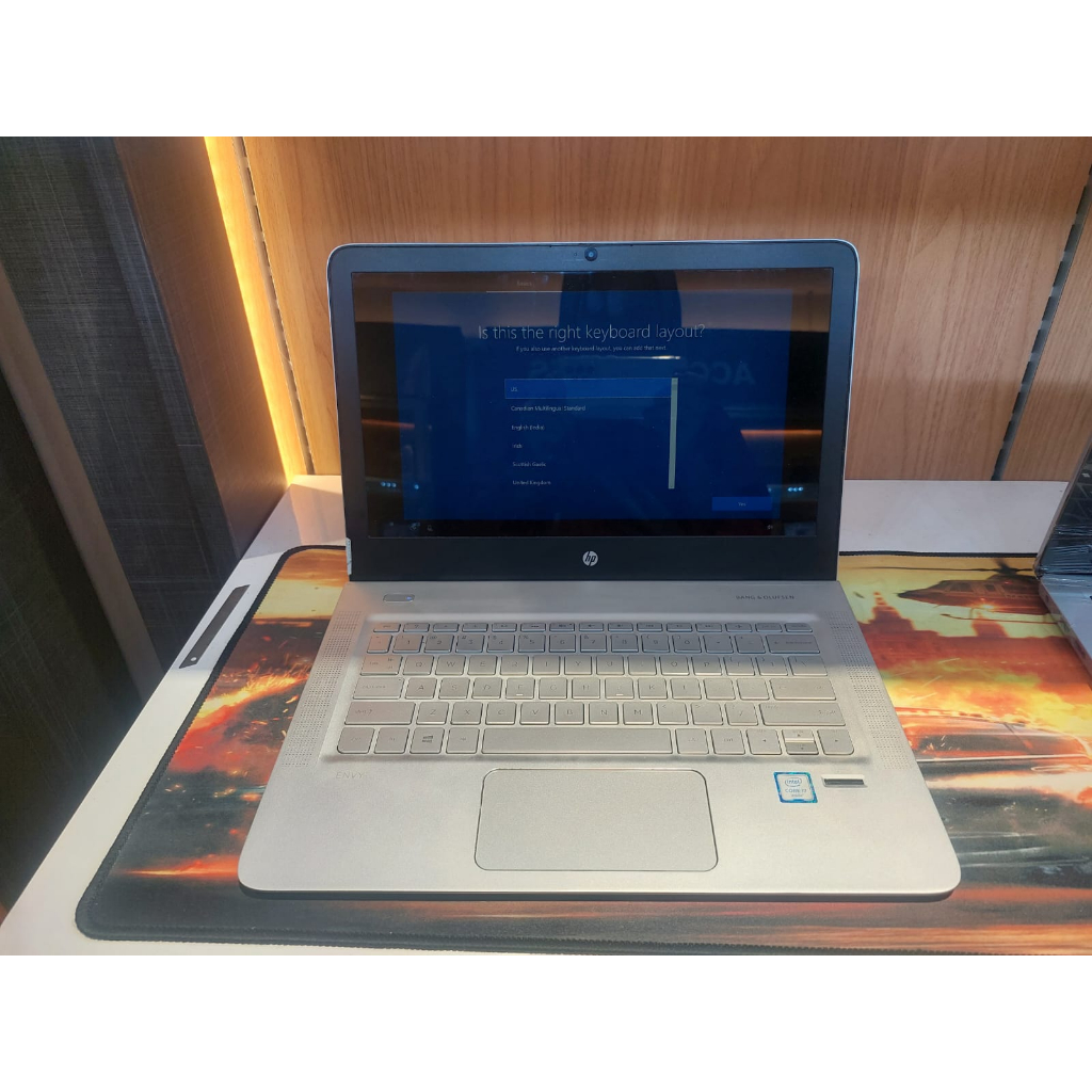 LAPTOP DESAIN HP ENVY 14 INTEL I7 6500U 8GB 1TB INTEL HD WIN10HOME SILVER TERMURAH