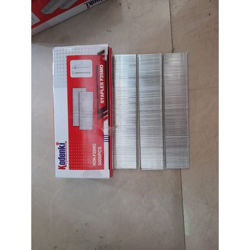 

F25 kodenki mo isi mesin staples paku tembak lurus mata gun nailer