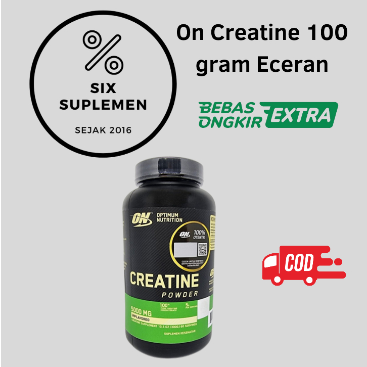 On Optimum Nutrition Creatine Monohydrate 100 Gram (Eceran)