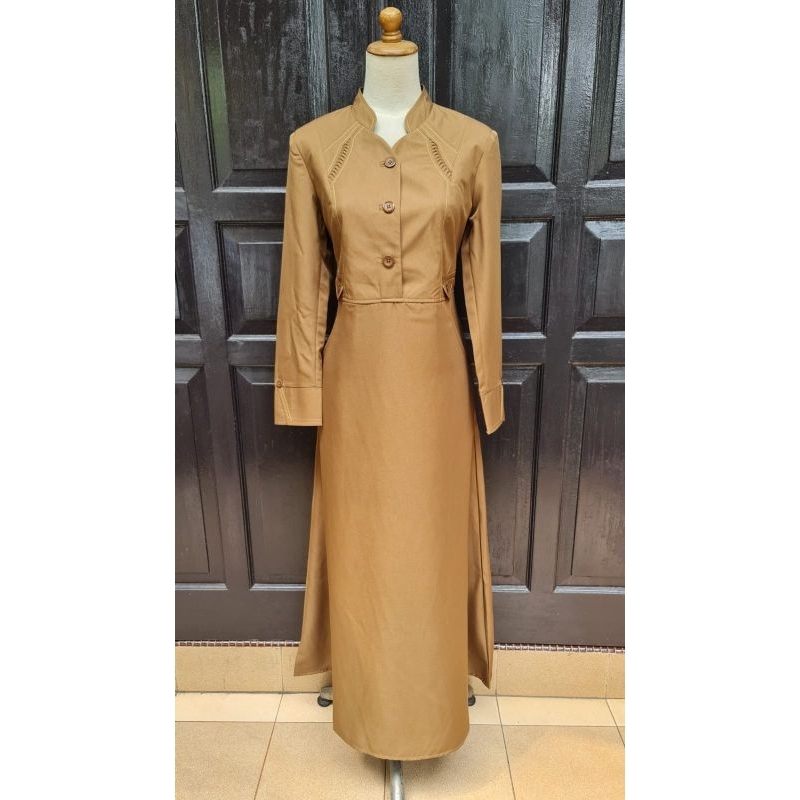 Gamis Pemda tua gamis kerja kantor gamis kode vs