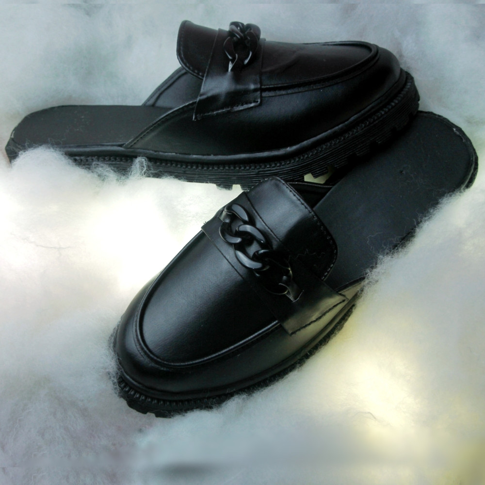 pepez3393- Sepatu Sandal Wanita Docmart Bustong Black Matte Premium PPZ 010