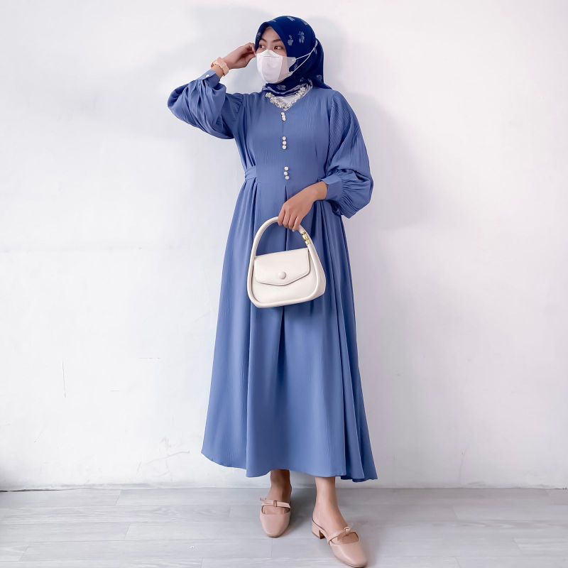 ELIZA DRESS | GAMIS KONDANGAN WANITA PAKAIAN LEBARAN CEWEK MUSLIMAH