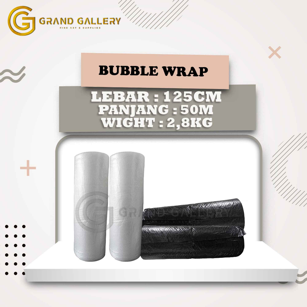 

PLASTIK BUBBLE / BUBBLE WRAP 125CM X 50M / SUPER MURAH KUALITAS (3kg)