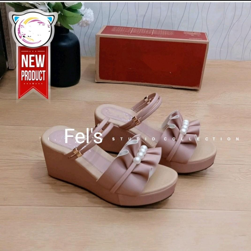 Fel's sandal wedges wanita MIYUKI