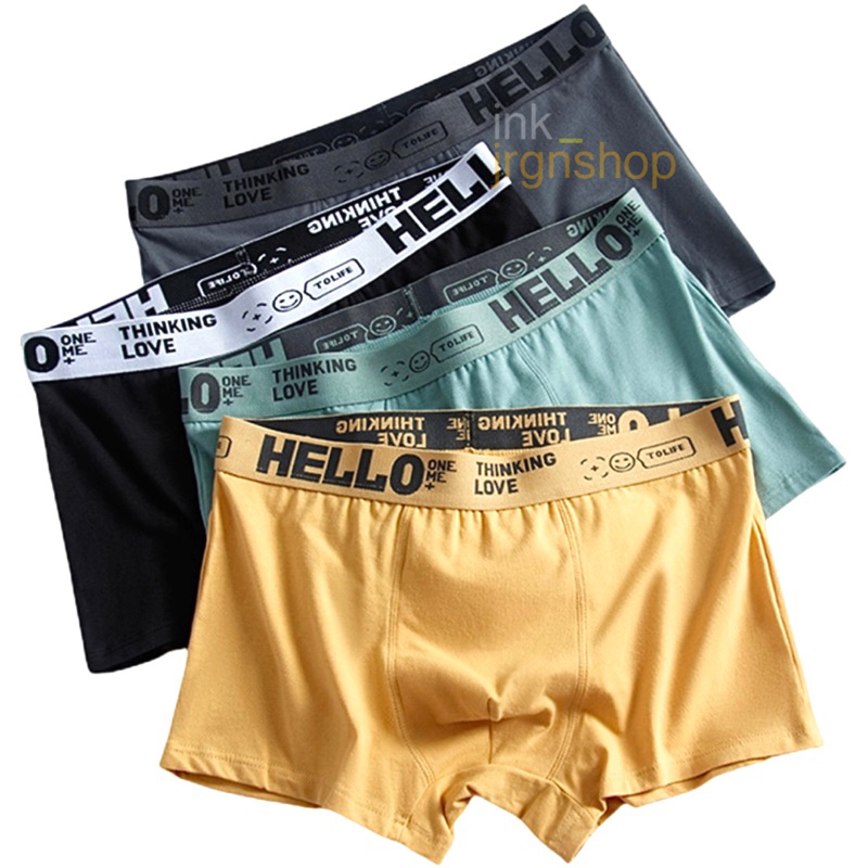 CELANA DALAM PRIA (3 PCS) / CELANA DALAM PRIA BOXER DEWASA / SEMPAK BOXER