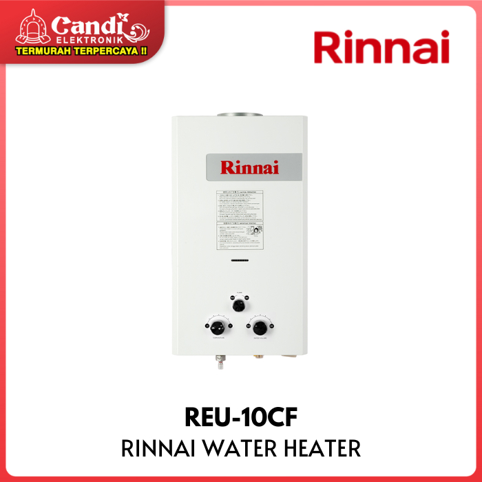 RINNAI Water Heater Pemanas Air Gas 10 Liter REU-10CF
