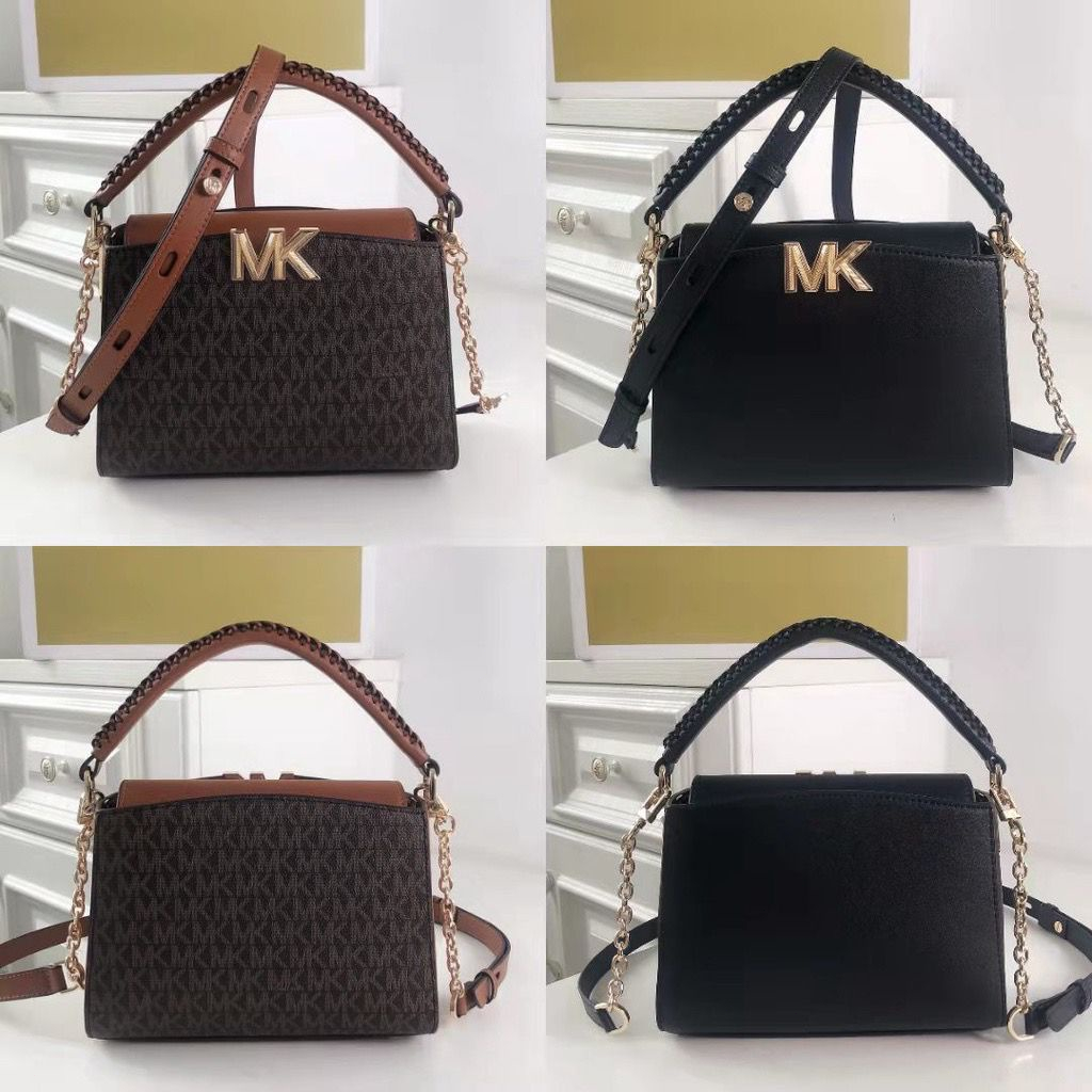 [Instant/Same Day]KM09KAR  M-K 2116 Kelly bag karlie old flower bag leather shoulder messenger handbag