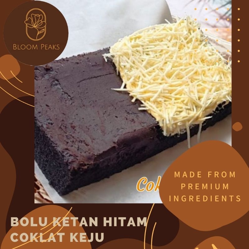 

Bolu Ketan Hitam Topping Keju Coklat Gluten Free Cake