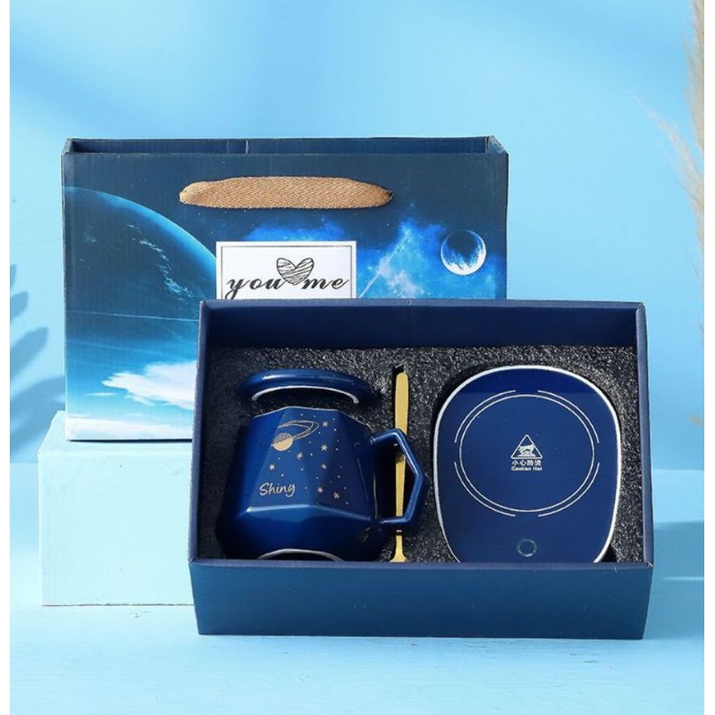 MUG CANGKIR ELEKTRIK HAMPERS GIFT BOX MUG GELAS LISTRIK PEMANAS PENGHANGAT