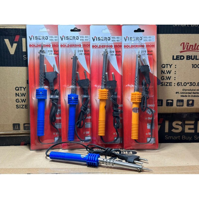 Solder Visero VSL-03 40W / Solder Gagang Plastik Visero VSL03 40W