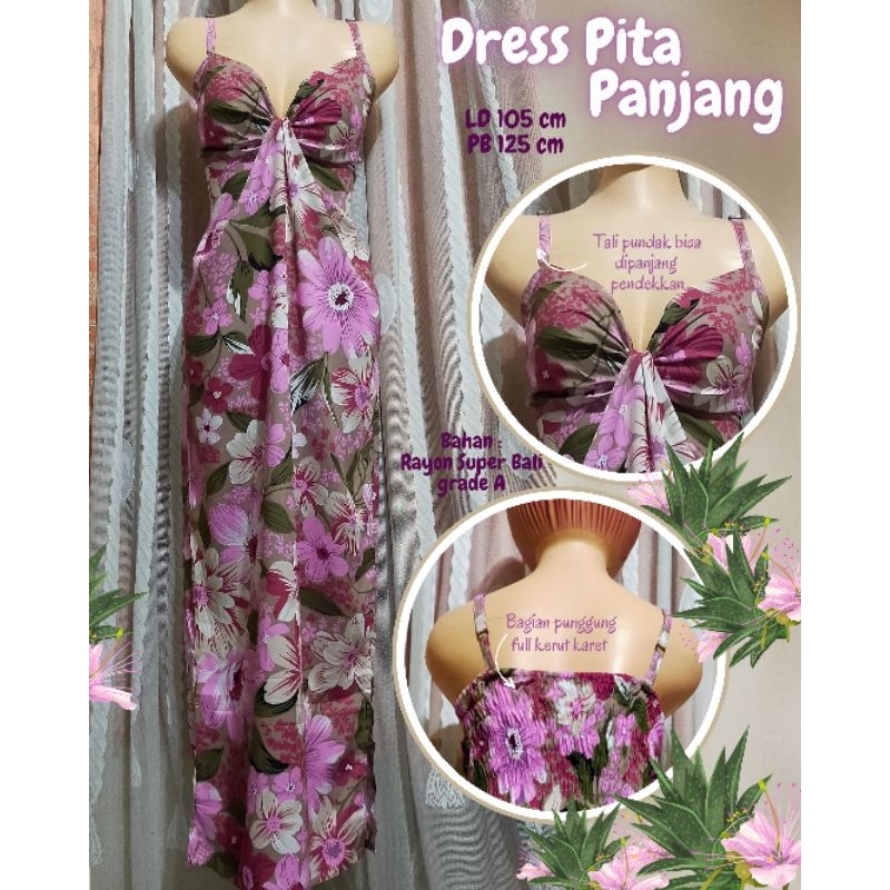 Daster pita kupu //Dress pita //Dress singlet Bali