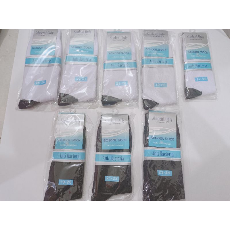 Kaos kaki sekolah/kaos kaki student merk L. A style