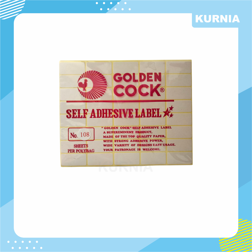 

label no 108,label nama