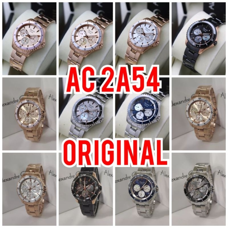 JAM TANGAN WANITA ALEXANDRE CHRISTIE AC2A54 / AC 2A54 ORIGINAL