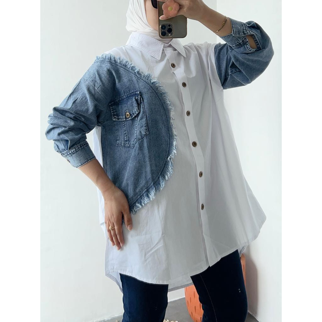 Kemeja Denim X Katun Rawis - 2101.02.144