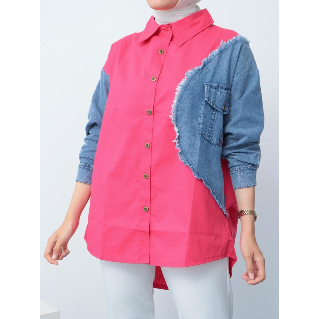 Kemeja Denim X Katun Rawis - 2101.02.144