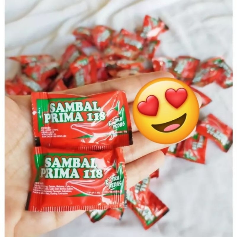 6.Sambal Saus @ 5 Gr Saos Prima Sachet 1 Pcs