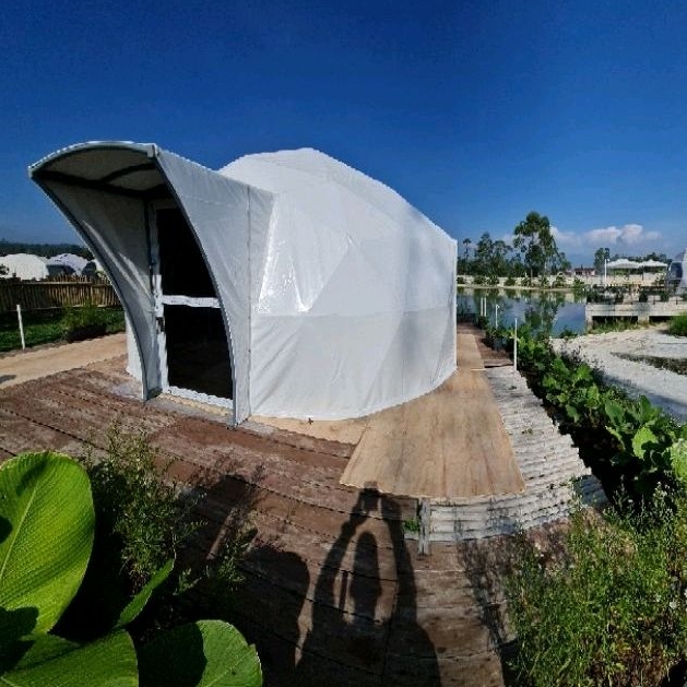 glamping geodesic dome