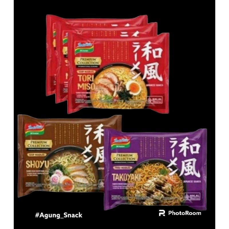 

Indomie Japanese Ramen | Torimiso | Takoyaki | Shoyu | 1 Bungkus