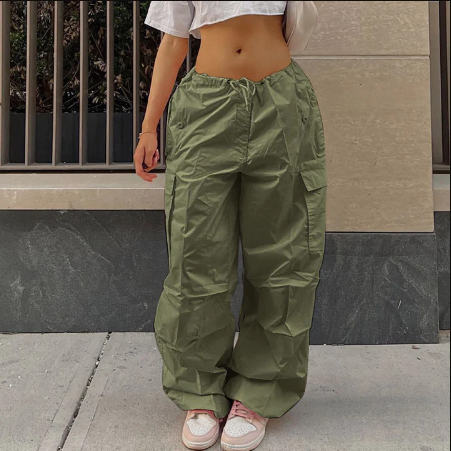 Jogger Cargo Pants - Celana Jogger Sweatpants Baggy Wanita Street Style - Jogger Bangkok