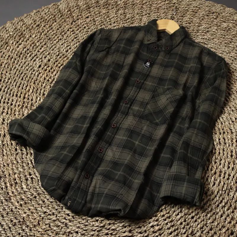 KEMEJA FLANEL PRIA DAN WANITA LENGAN PANJANG MODE CASUAL KEMEJA KOTAK-KOTAK KEREN KEMEJA DISTRO KEME