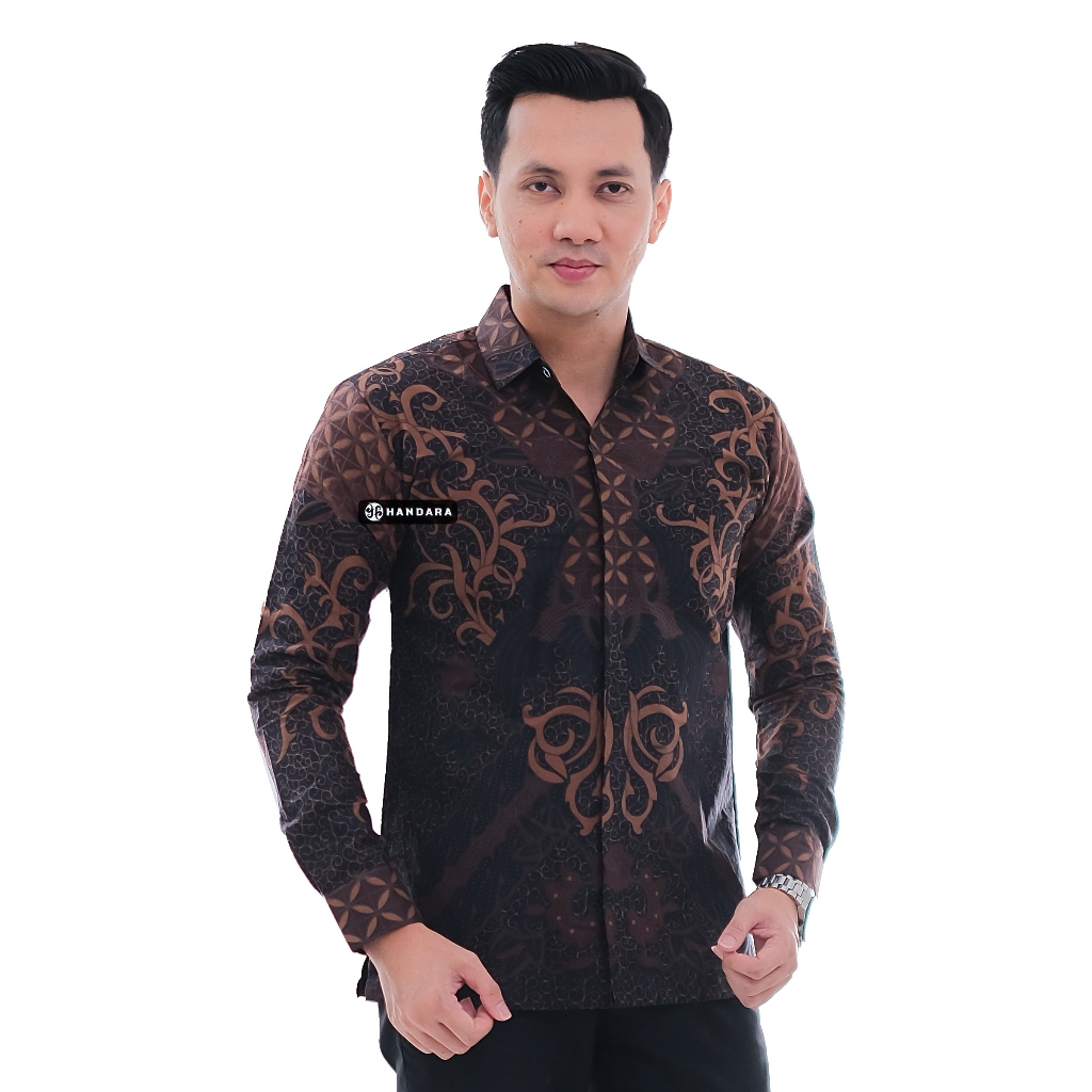 Handara Batik Pria Sidharta Hitam HB-396