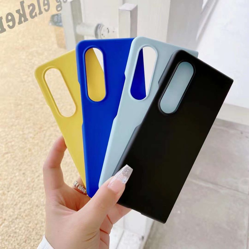 Casing Korean Colorful Full Cover Hard Case Samsung Z Fold 4 3 Zfold4 Zfold3 Z Fold3 Fold4 [SUPER CUTE] Case Tahan Guncangan Keras PC Lipat