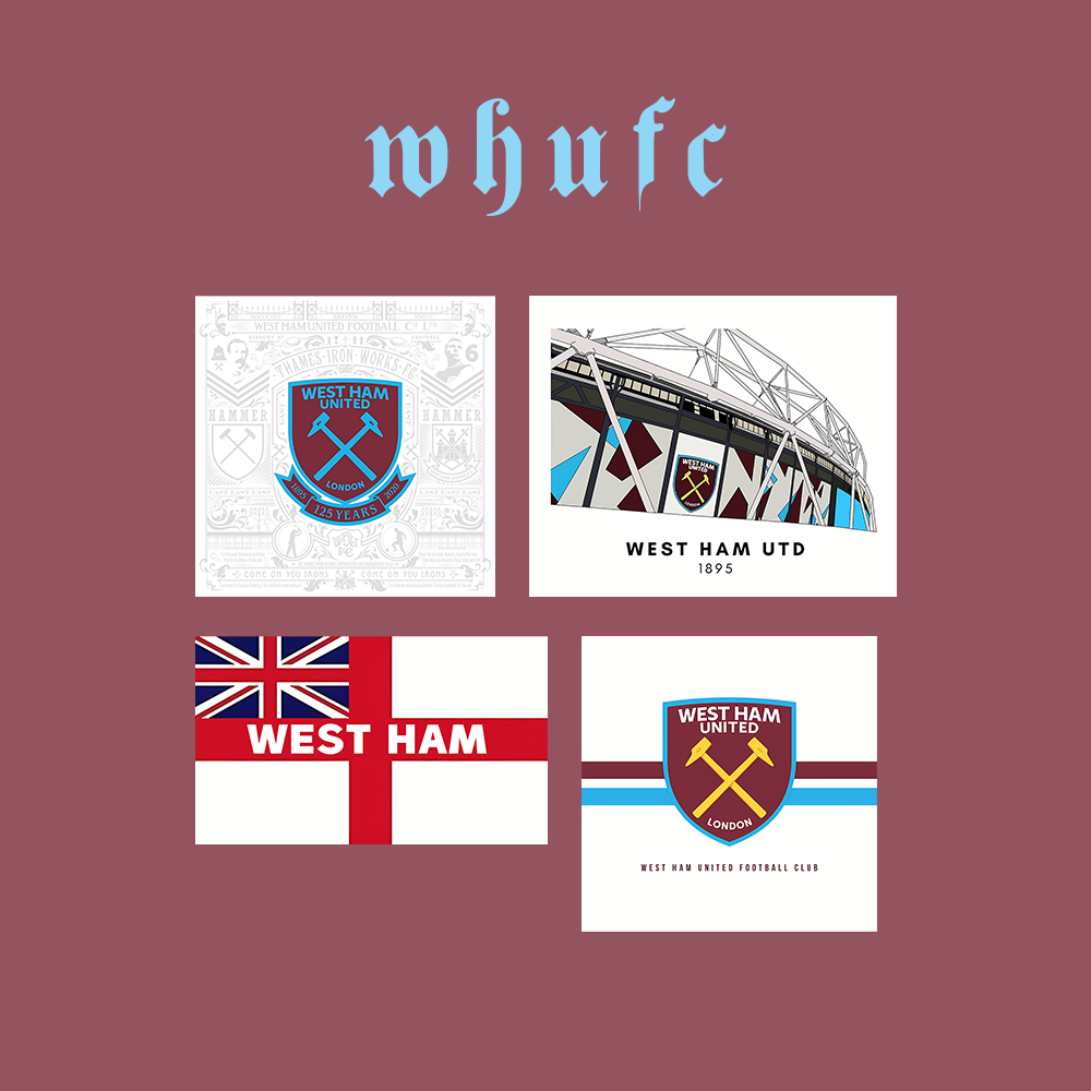

Sticker West Ham The Hammers WHUFC