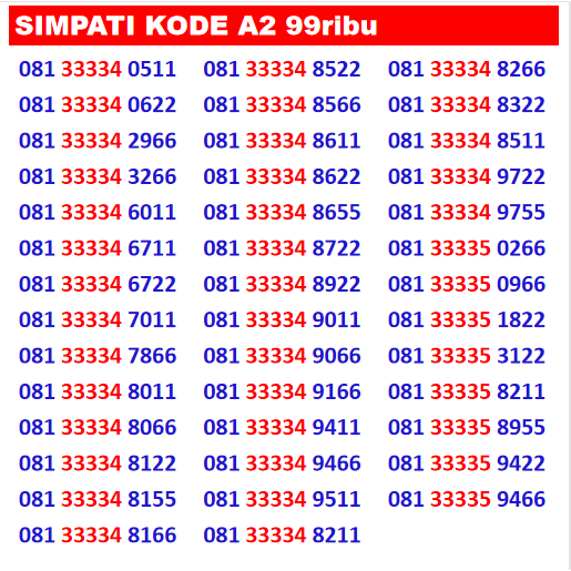 perdana simpati obral