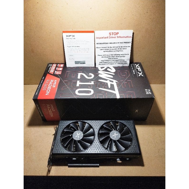 Rx 6600 8gb ddr6 xfx swift 210 fullset