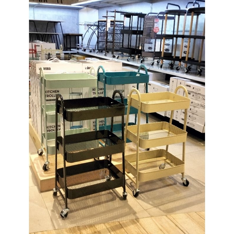 troli besi / troli dapur / rak beroda