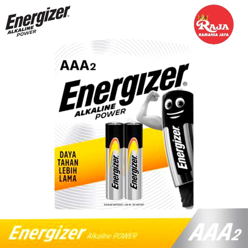 Baterai/Battery Alkaline Energizer Power Daya Tahan Lebih Lama Berkualitas SNI