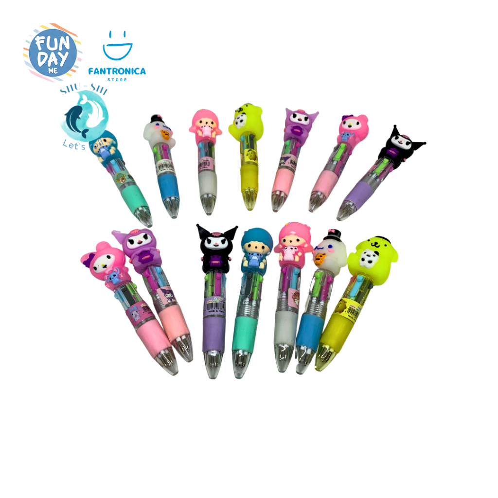 

Pulpen Cetek Rainbow Sanrio / Pulpen Cetek 4 Warna Mini Sanrio / Pulpen Cetek 4 Warna Mini Kuromi / Pulpen Cetek 4 Warna Mini Melody / Pulpen Gel Cetek Desain Sanrio Kuromi Lucu Untuk Stationery Sekolah / Pulpen Cetek Sanrio Mini / Hadiah Anak