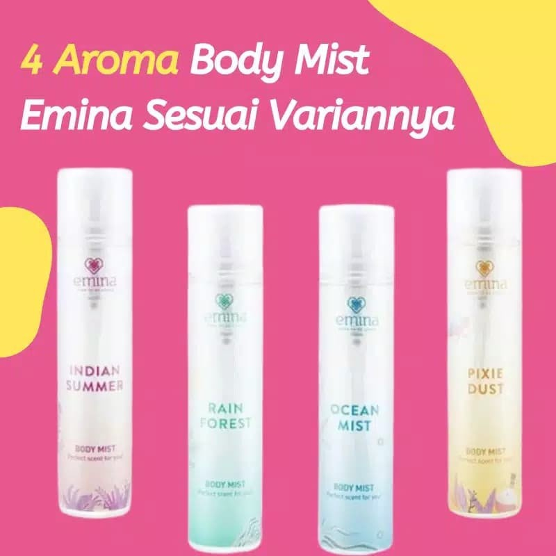 MFI - EMINA Body Mist  | Travel Size Parfum | Netto 10 ML