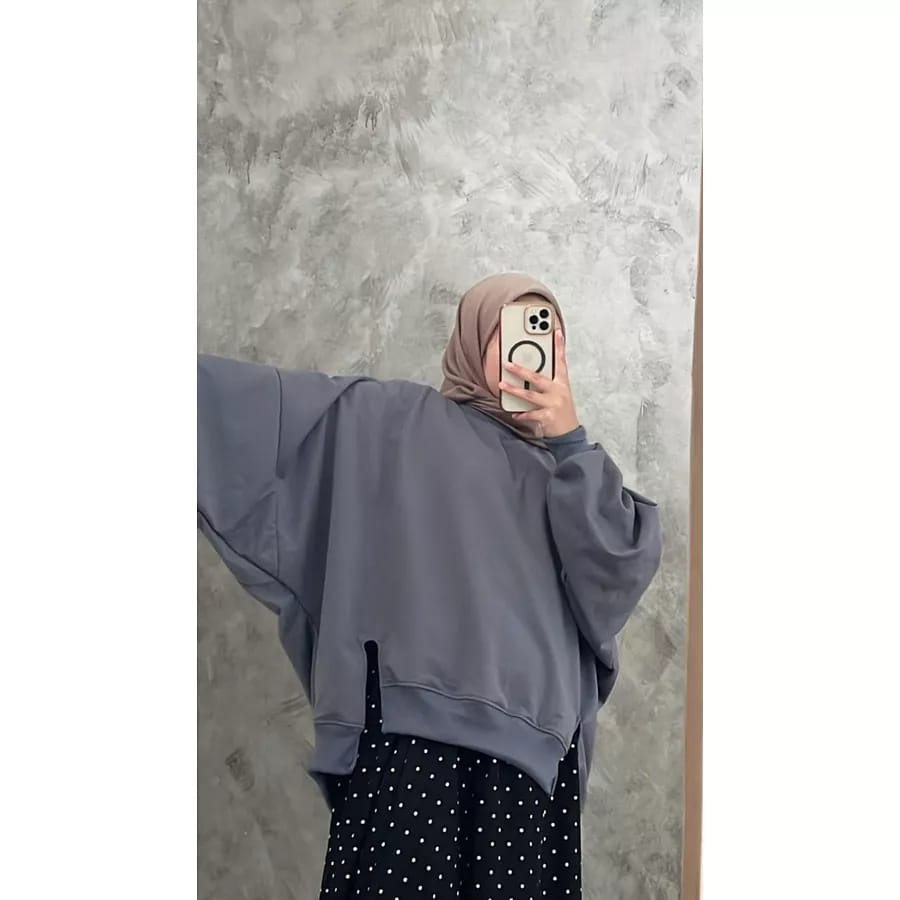 SLT BTWNG xxxl Oversize Sweater Wanita - Sweater Batwing Oversize Kekinian Terbaru Korean Style