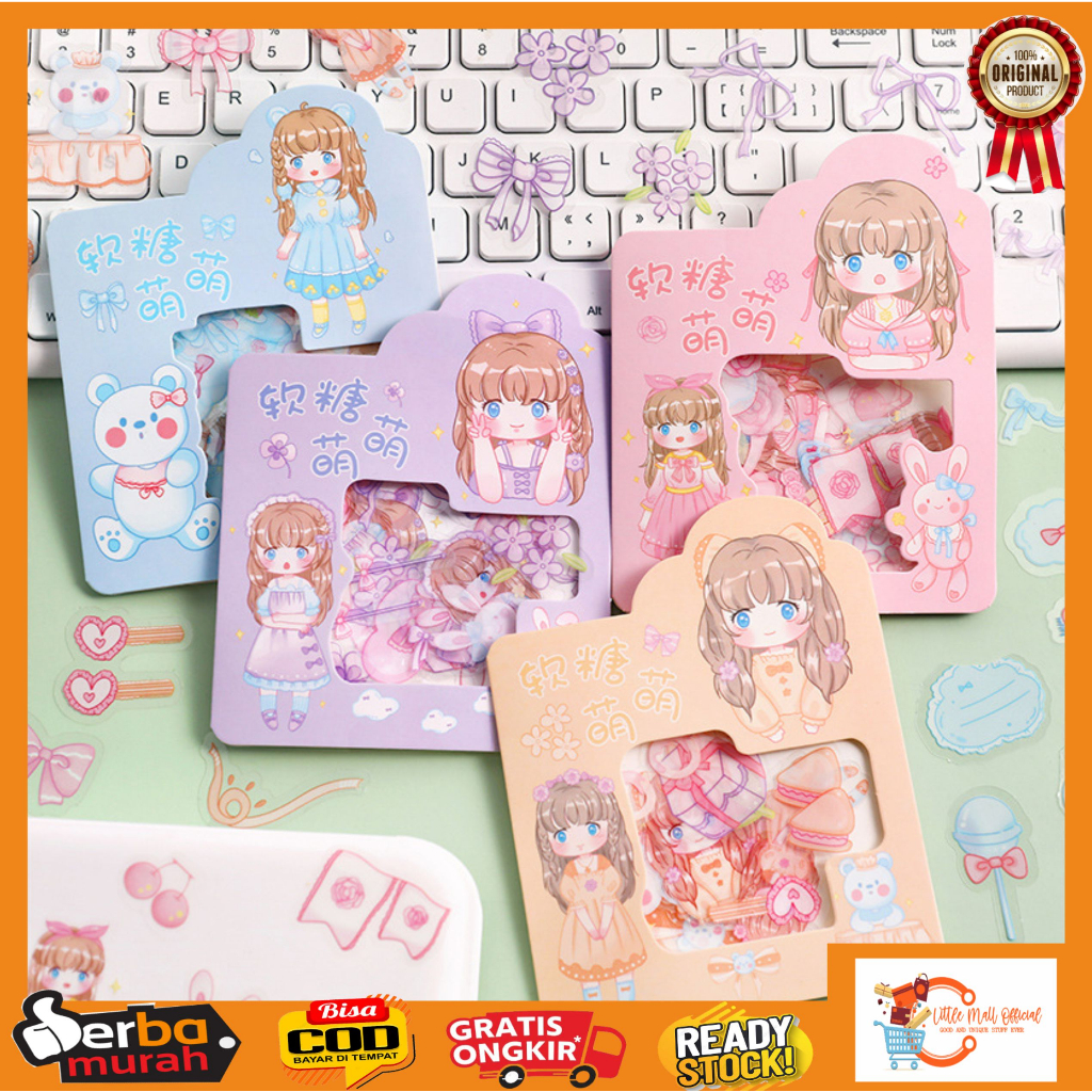 

Little Mall STICKER VIRAL TERBARU PREMIUM IMPORT STICKER KARTUN KOREA ISI 40 PCS LUCU STIKER LUCU ANTI AIR KOREA PREMIUM