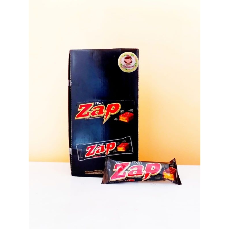 

.Sekotak Delfi ZAP Delfi NOCKER coklat dengan nougat caramel nut isi 24 pcs 35 gr ( ds bgr )