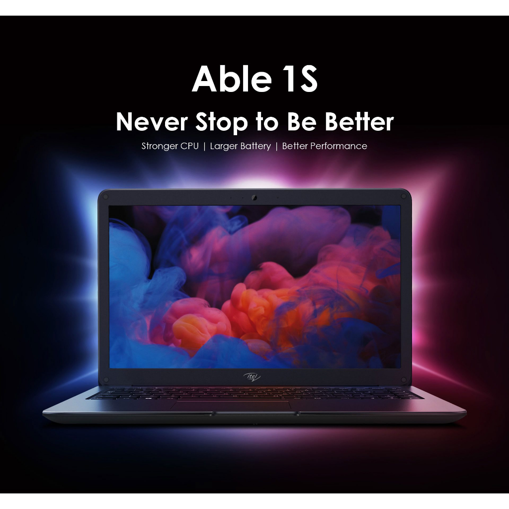 LAPTOP ITEL ABLE 1S BY INFINIX INTEL CELERON N4120 RAM8GB SSD256GB WINDOWS 10 ORIGINAL