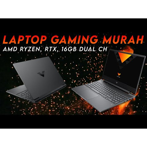 Laptop Gaming HP Victus 15 RTX3050Ti 4GB RYZEN 7 5800H RAM 16GB 1TB SSD W11 15.6FHD 144Hz