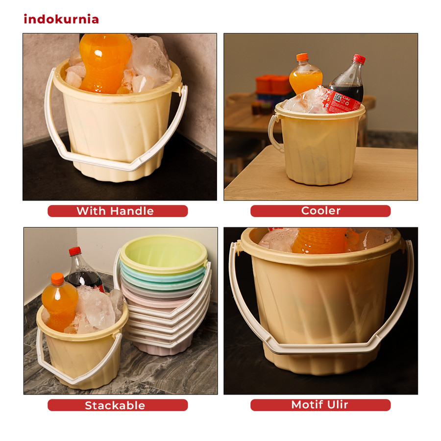 IK - Ember Plastik Ulir 1.5 Galon PASTEL EMBER 5 LITER TERMURAH